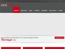 Tablet Screenshot of kilicrentacar.com